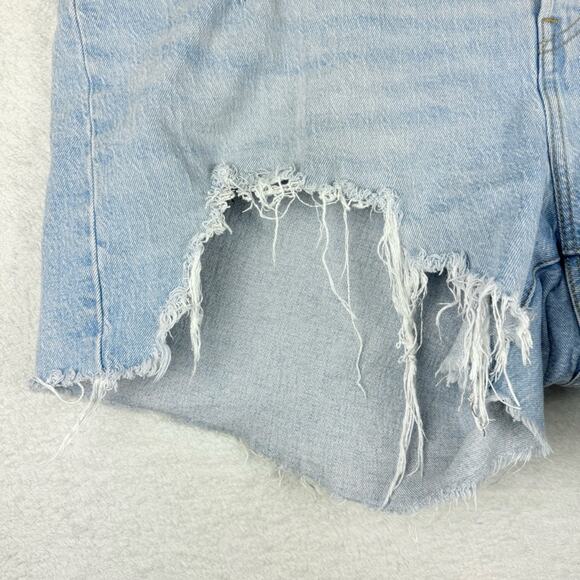Levi's Women's Plus Size 501 Original High-Rise Distressed Jean Shorts Size 20W - Picture 6 of 15